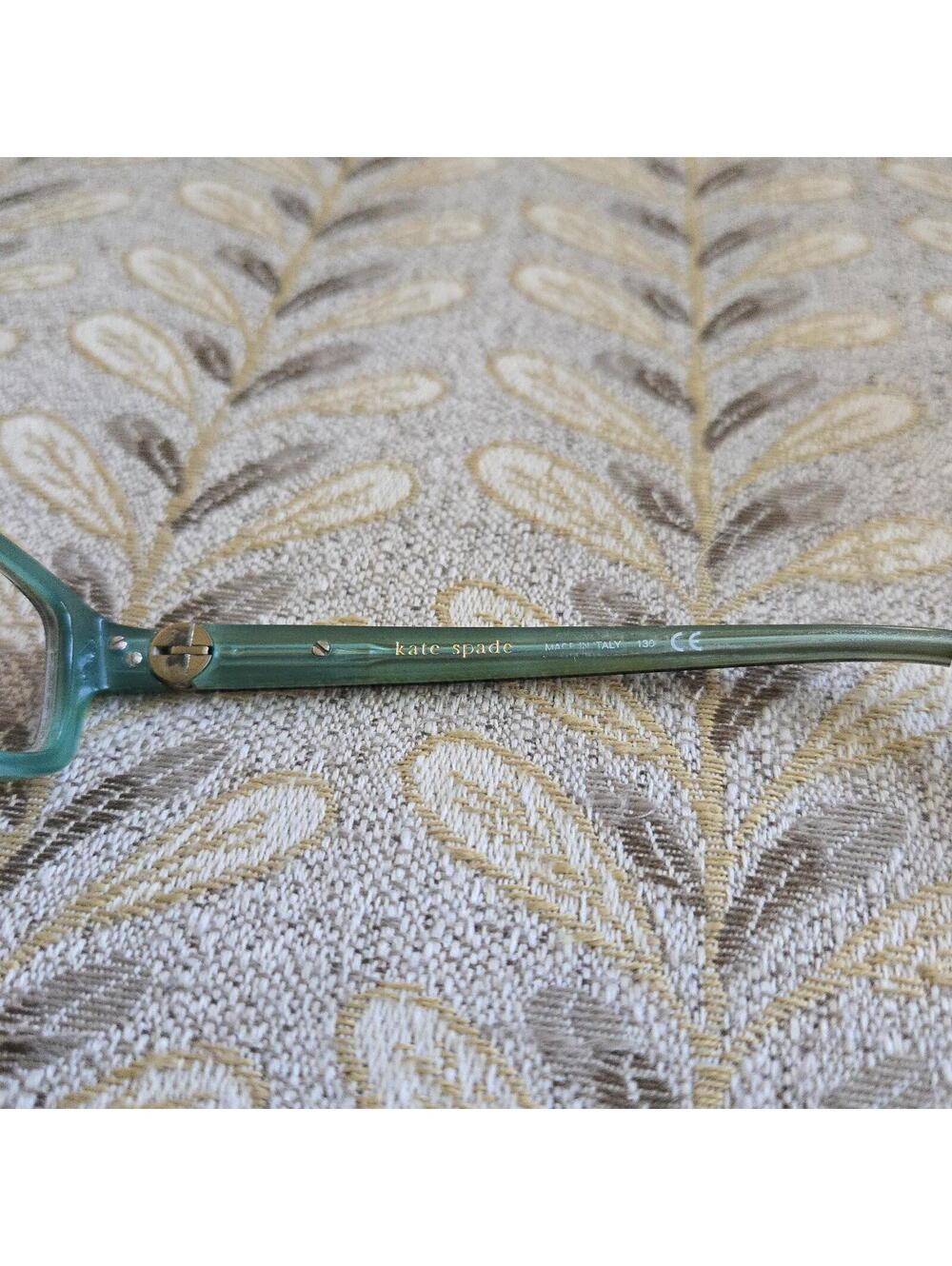 Kate Spade Eyeglasses Elisabeth 0JEY FRAME 51-16-130 Italy Designer Teal - Picture 4 of 5
